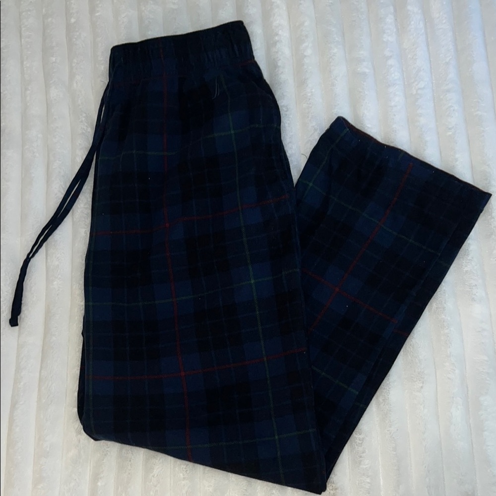 Nautica Men's Plaid Pants - Black and Blue